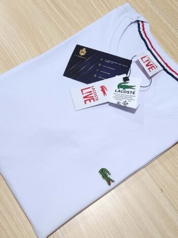 Camisa Lacoste M Peruana 40.1 com Elastano