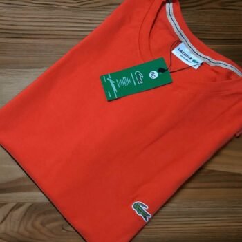 Camisa Lacoste Gg Peruana 401 Com Elastano Preta