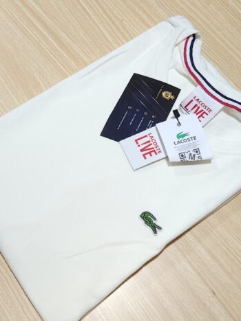 Camisa Lacoste M Peruana 40.1 com Elastano