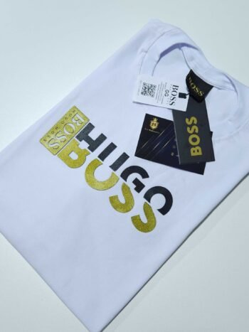 Camisa Hugo Boss GG Peruana com Elastano Masculina